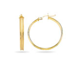 Gold Hoop Earrings in 14K Yellow Gold