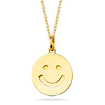 Gold Doll Pendant in 14K Yellow Gold