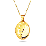 Gold Pendant in 14K Yellow Gold