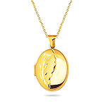 Gold Pendant in 14K Yellow Gold