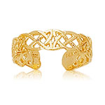 Gold Toe Ring in 14K Yellow Gold