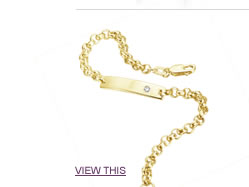 Click here to view this ID Bar Diamond Accented Bracelet