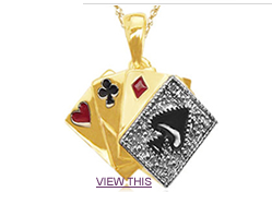 Click here to view this Men's Poker Pendant