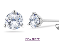 Click here to view these White Diamond Studs
